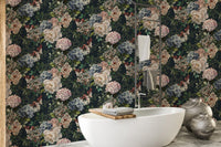 Moody Dark Floral Wall Decor