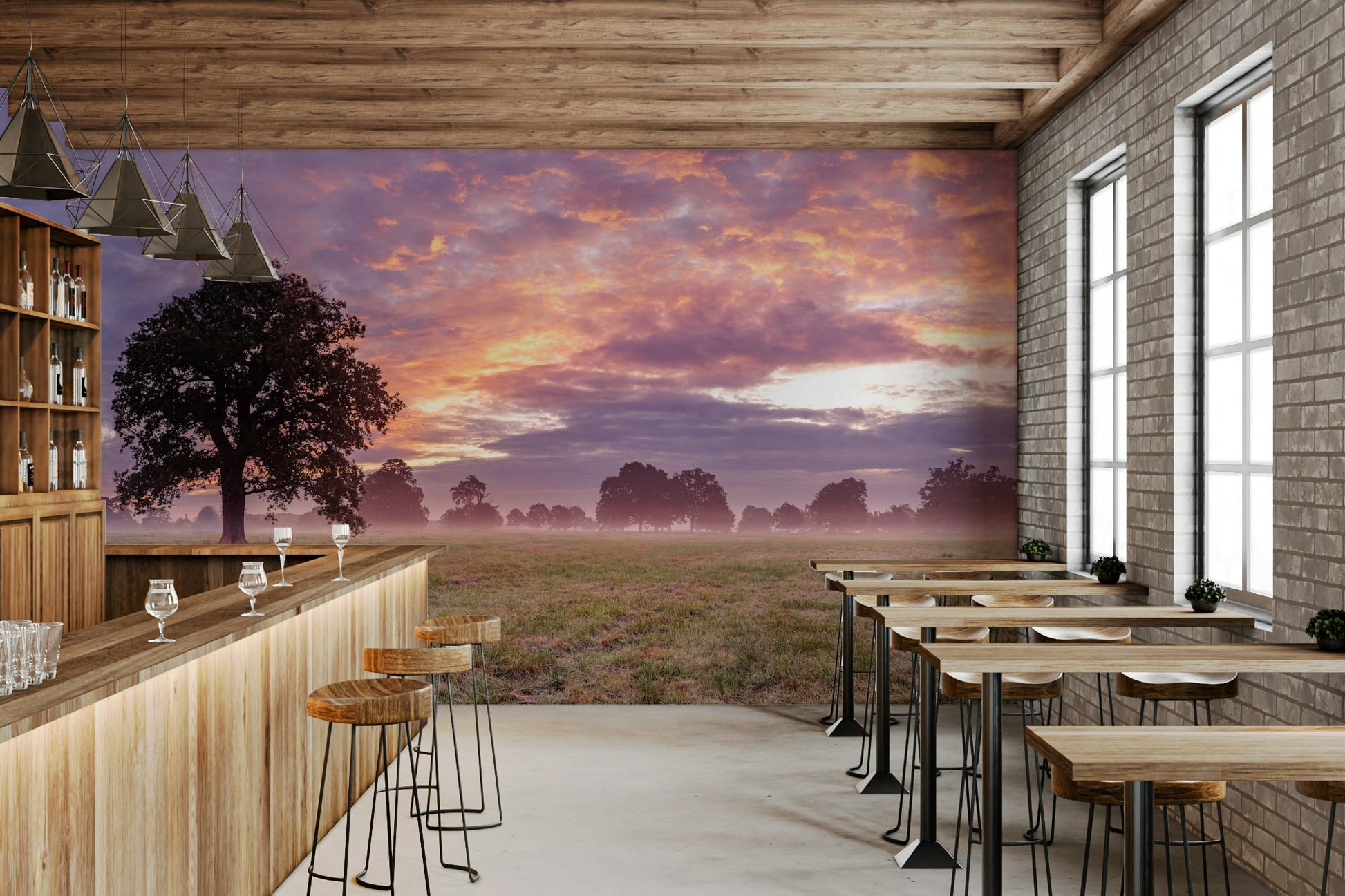 purple and pink sky at dawn

