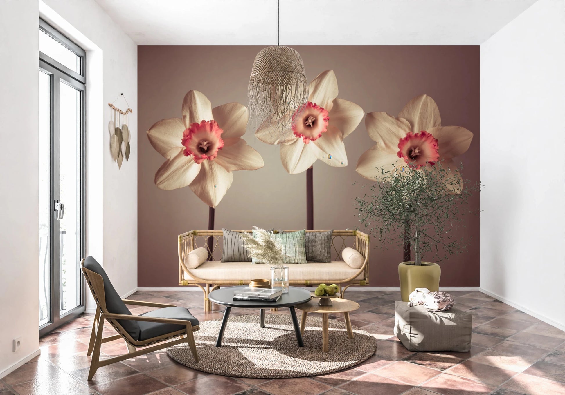 Dazzling Daffodils Wall Mural