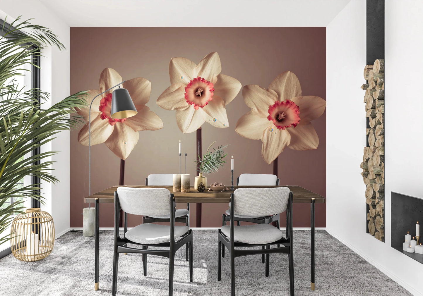 Dazzling Daffodils Wall Mural