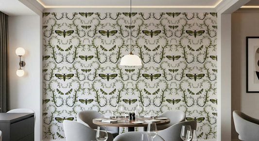 Death's - Head Hawkmoth Garden Wallpaper⁠