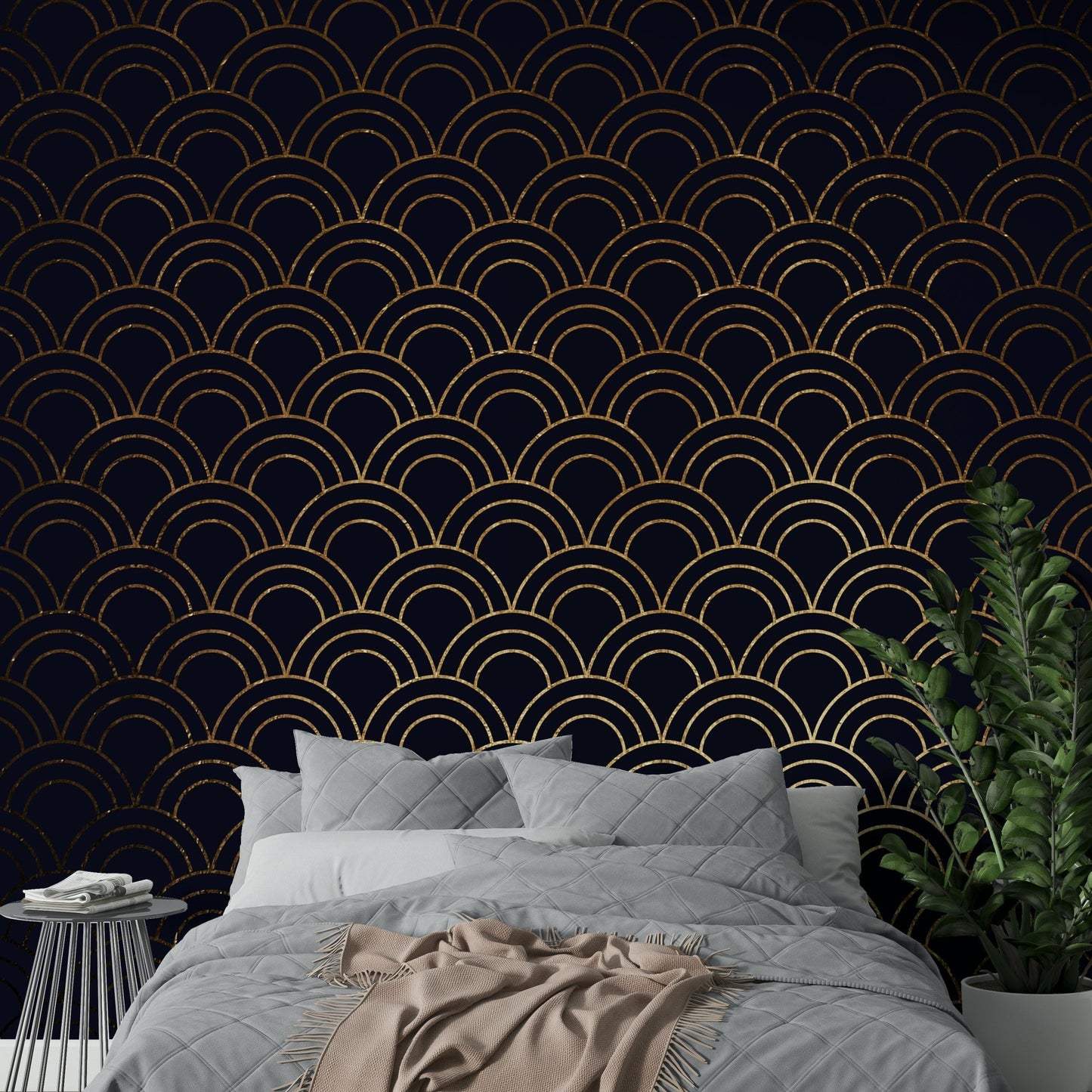 Photorealistic or artistic rendering of the ocean depths.
