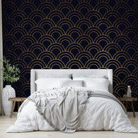 A sense of depth and vastness on a wall.
