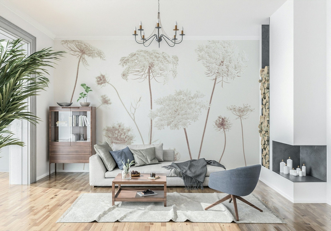 Delicate Beauty Wall Mural