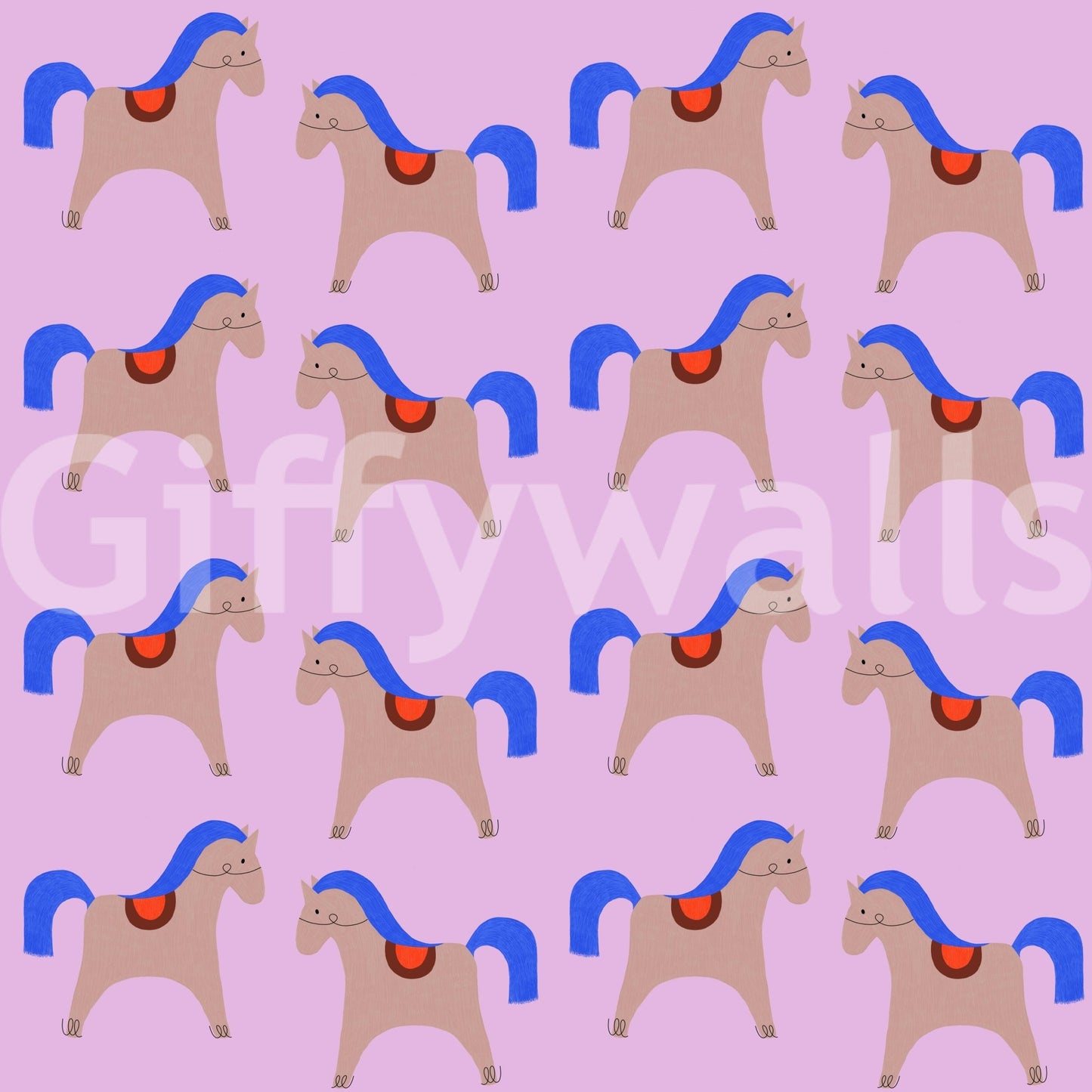 Relaxed curved lines in flowing wall design

