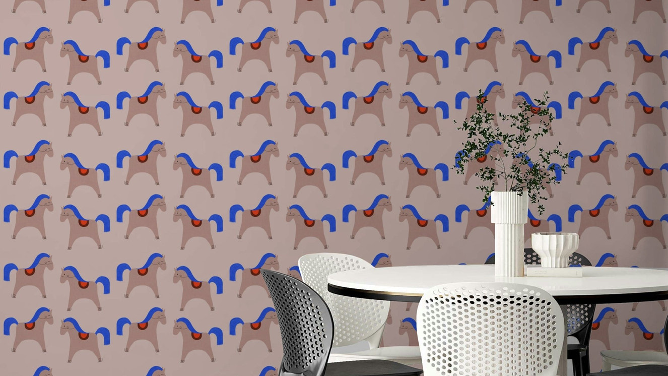 Delight Carousel 04 Wallpaper with soft shapes

