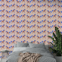 Modern wallpaper for walls with playful lines

