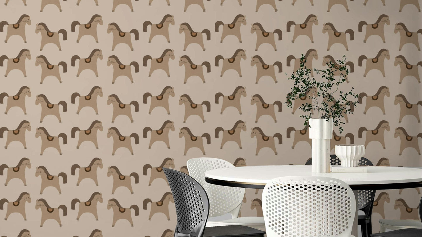 Delight Carousel 05 Wallpaper with looping lines

