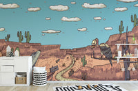 Desert Animal wallpaper mural