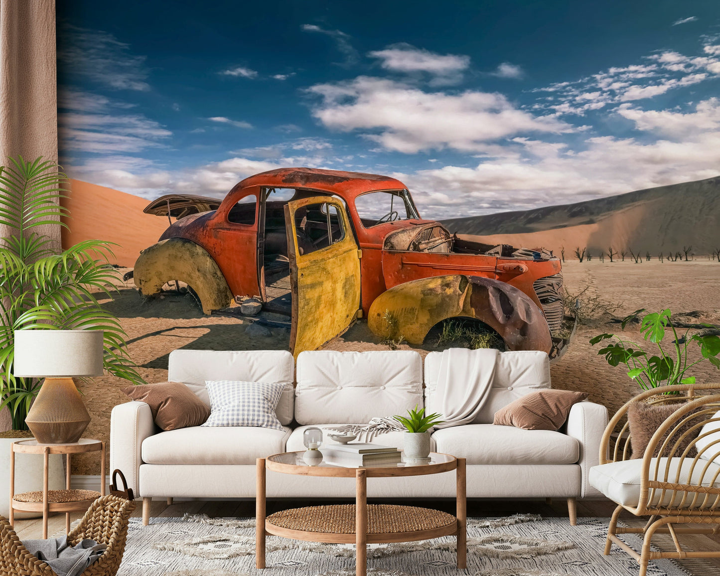 Vintage Wheels: Desert Story Wall Mural -2315676