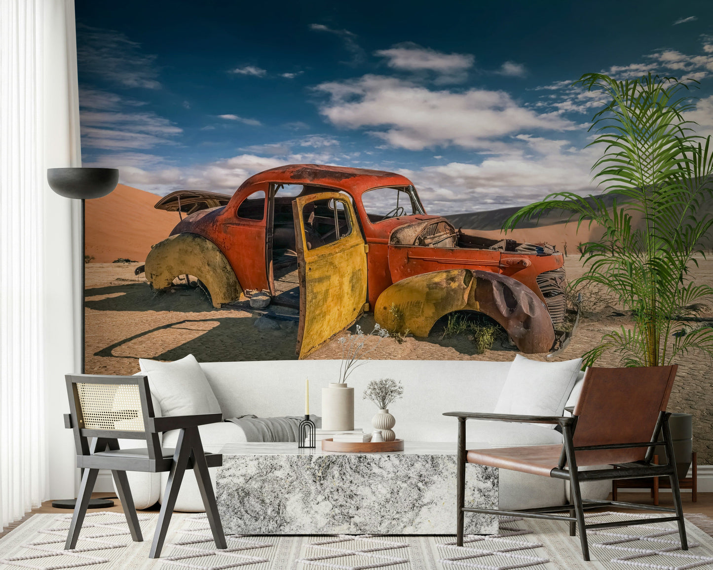 Vintage Wheels: Desert Story Wall Mural -2315676