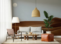 Desert Dunes Under the Sun print, serene sandy rolling hills.