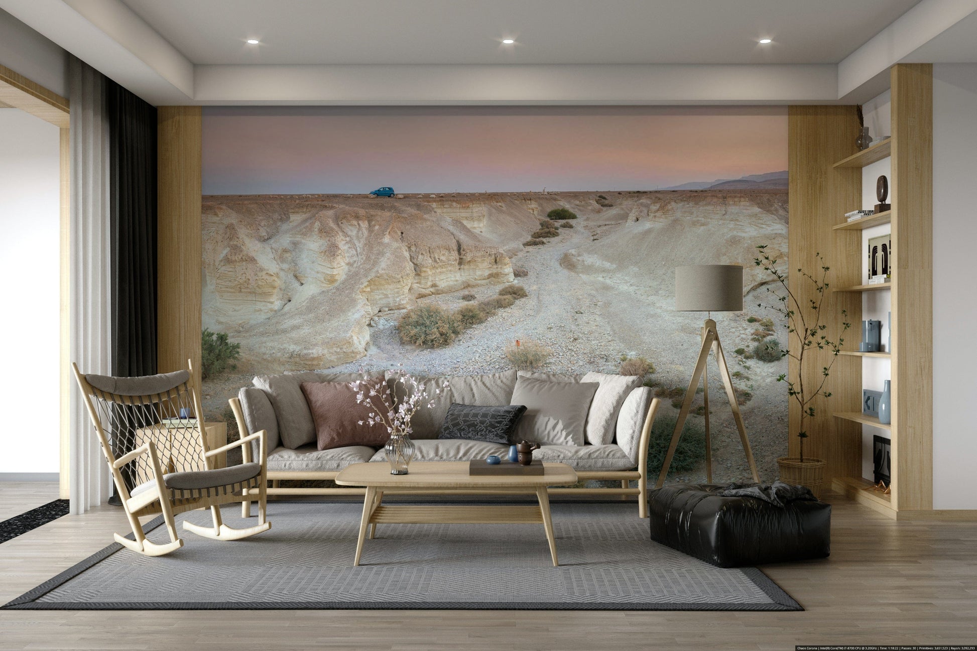 Desert Canyon serene wall decor