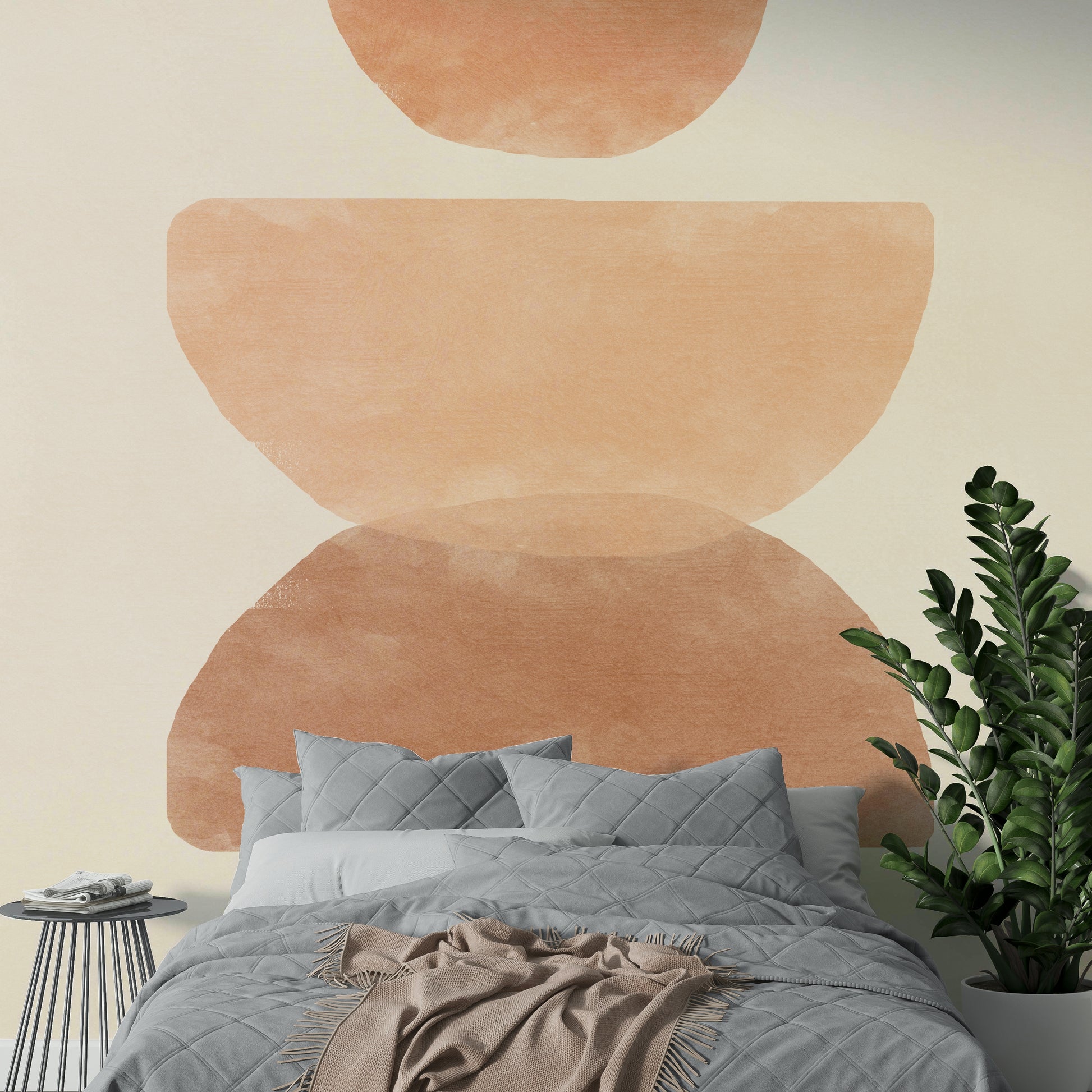 Sunset palette wallpaper for room

