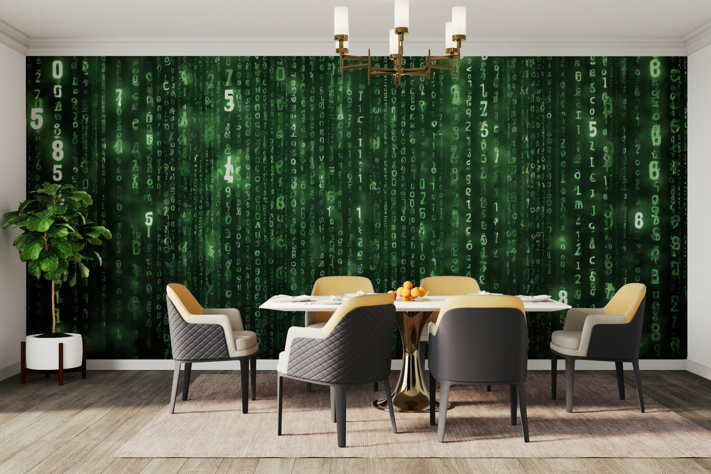 Inspired by The Matrix digital rain

