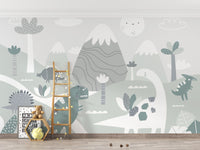Dinosaur World Kids Wallpaper Murals - Giffywalls