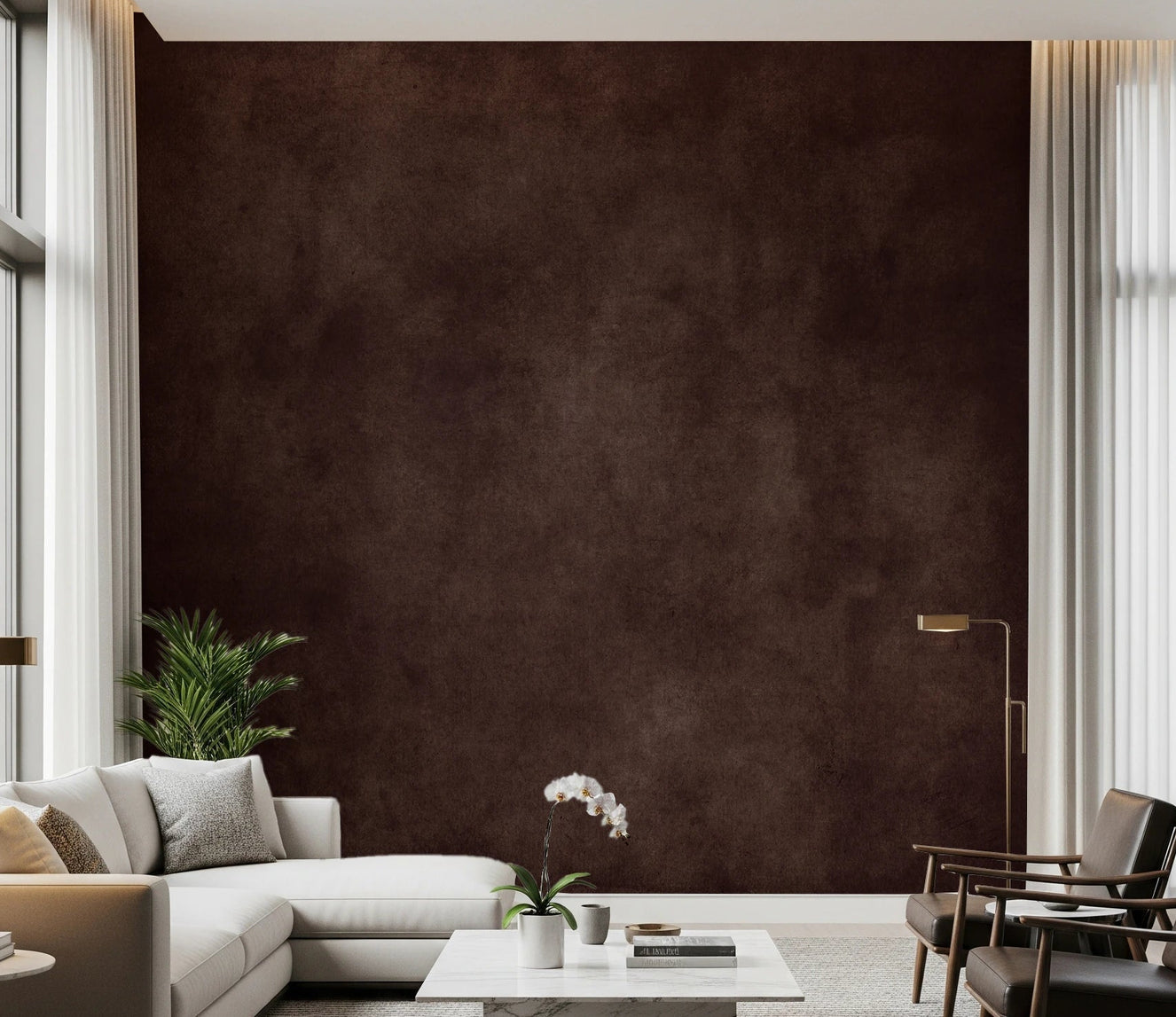 Dirty Paper - Cognac Wall Mural