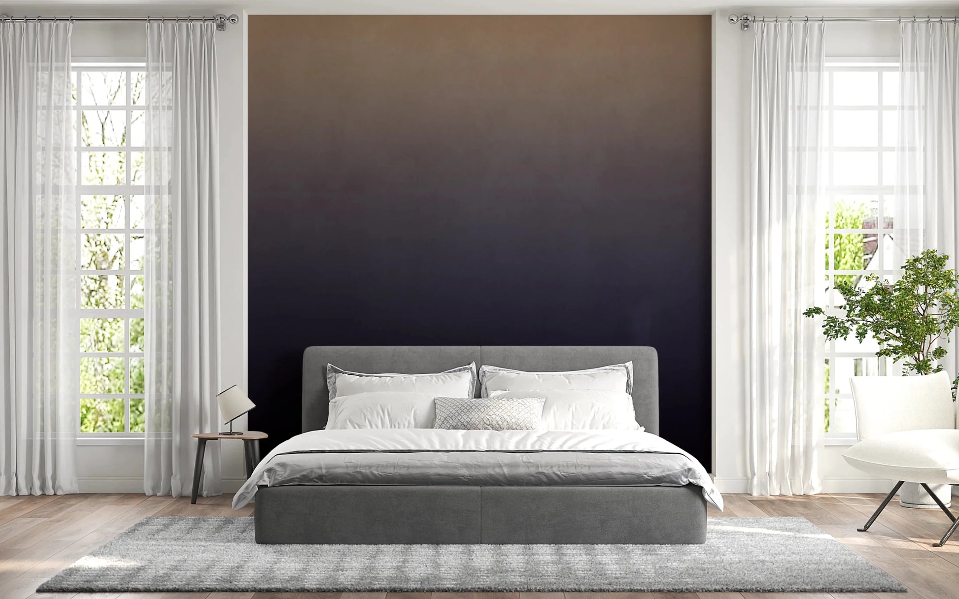 Dirty Paper - Ombre Dusk Wall Mural