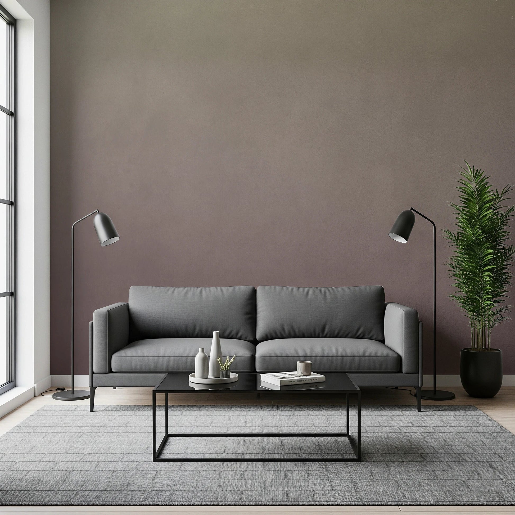 Dirty Paper - Ombre Lilac Wall Mural