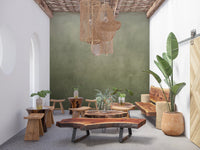 Dirty Paper - Ombre Olive Wall Mural