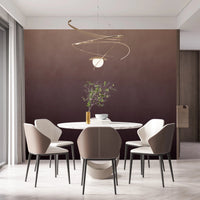 Dirty Paper - Ombre Plum Wall Mural