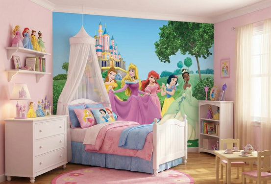 Disney Princesses Kinderzimmer Wandmalrad