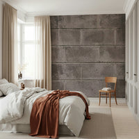 Rustic distressed wall wallpaper showcasing cracks, worn textures, and aged charm.