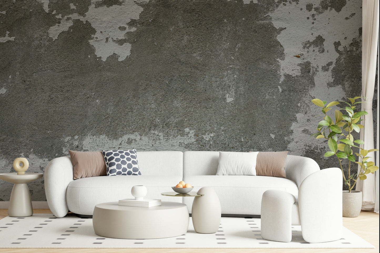 Distressed Concrete Wall Mural -2566584