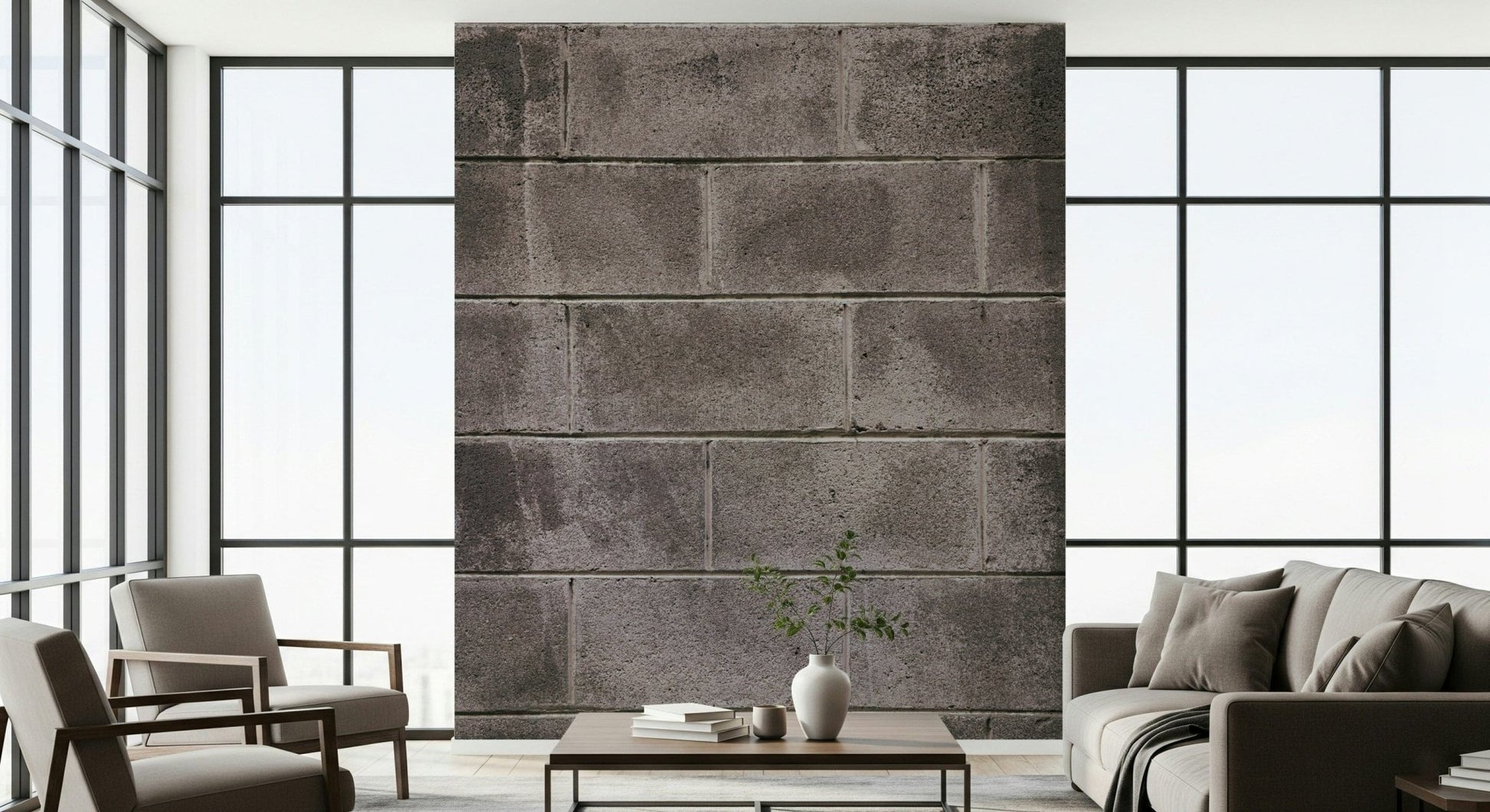 Textured distressed mural blending weathered surfaces and soft neutral tones for stylish interiors.