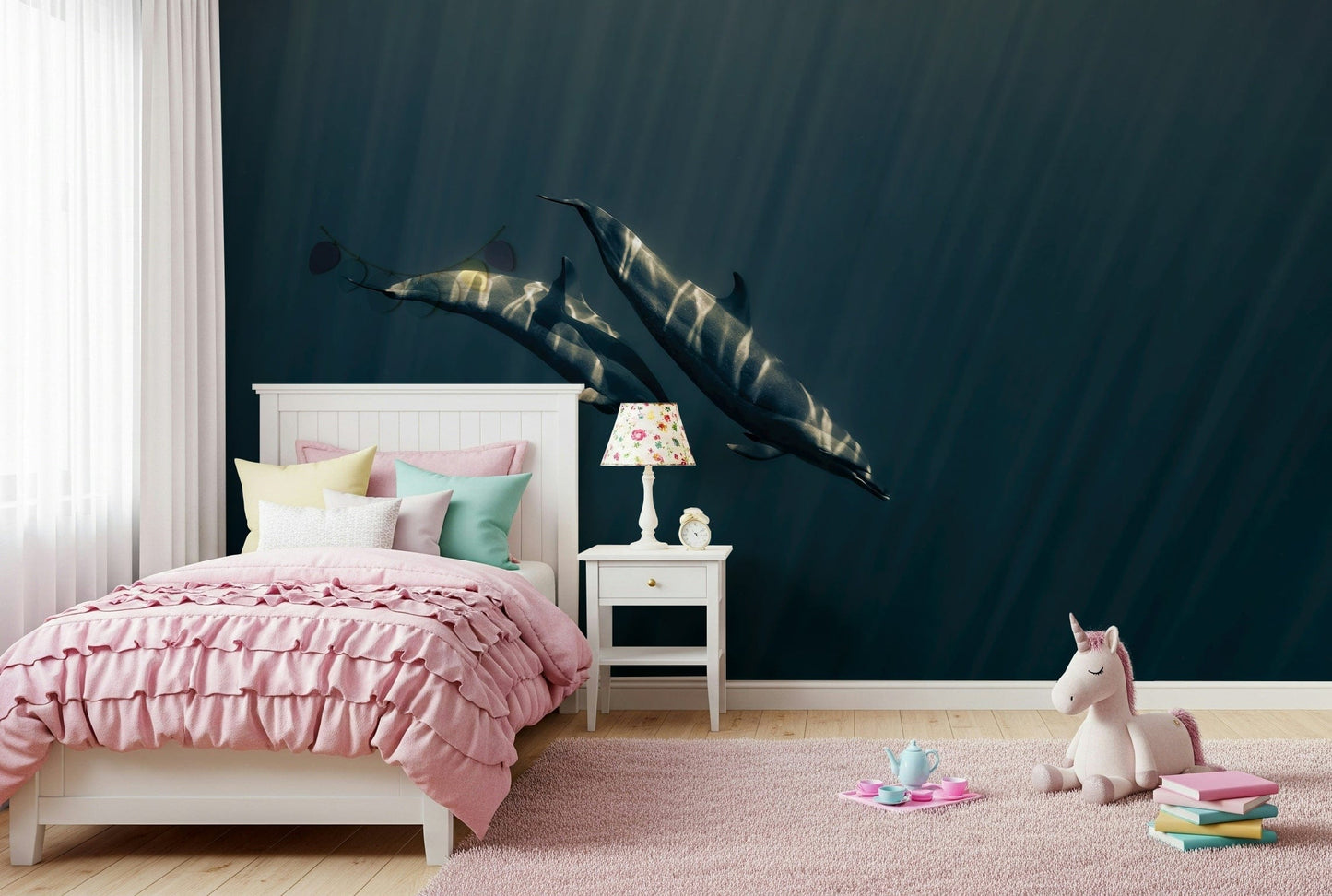 Deep Blue Journey Wall Mural -2370629