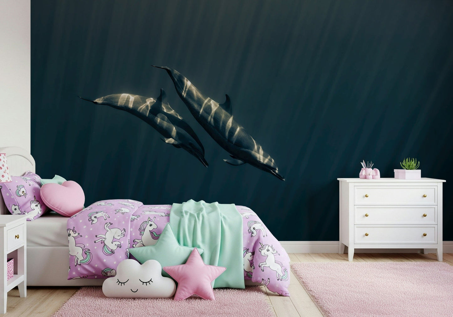 Deep Blue Journey Wall Mural -2370629