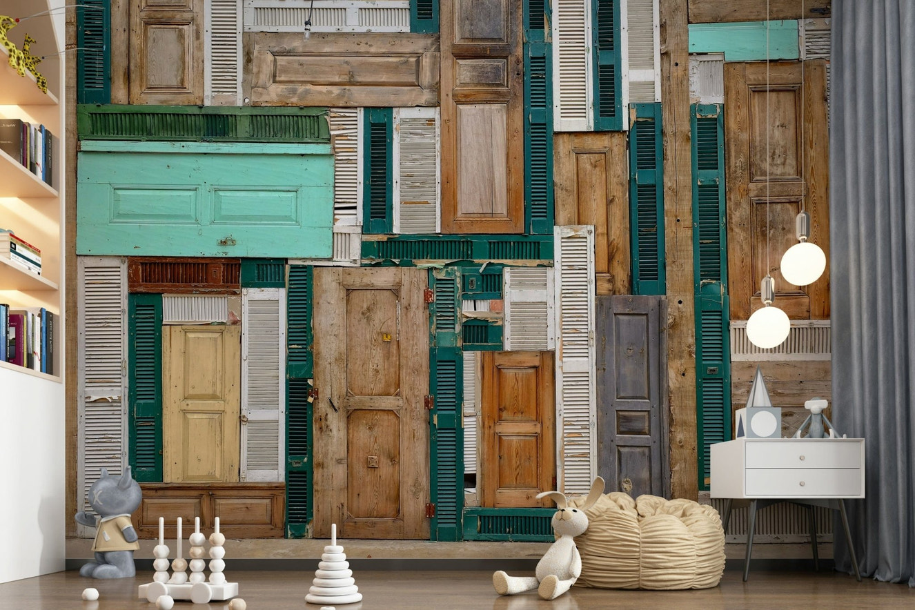 Fresque murale collage Doorscape -1084333