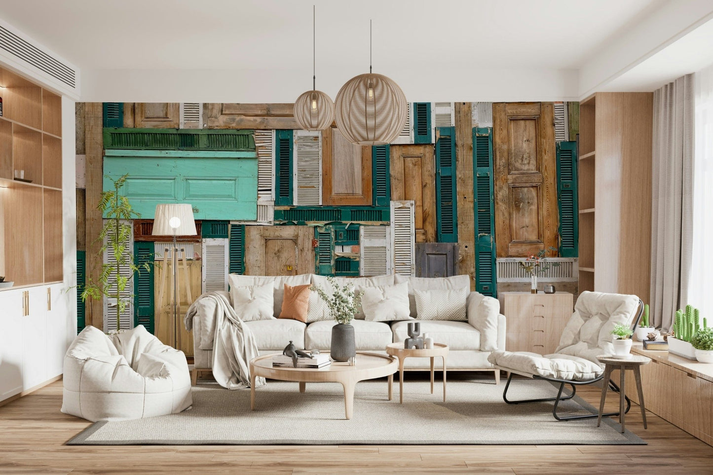 Doorscape Collage Wall Mural -1084333