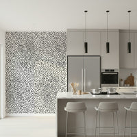 Modern dotted texture in soft pastel shades, Dotted Delight mural for bedroom