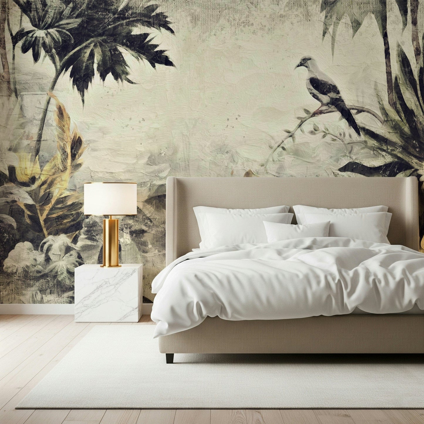 Painted Dove Haven Wall Mural