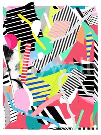 A high-quality abstract print wall mural for walls.