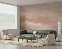 Dreamy Sky Warm Sunset Wall Mural