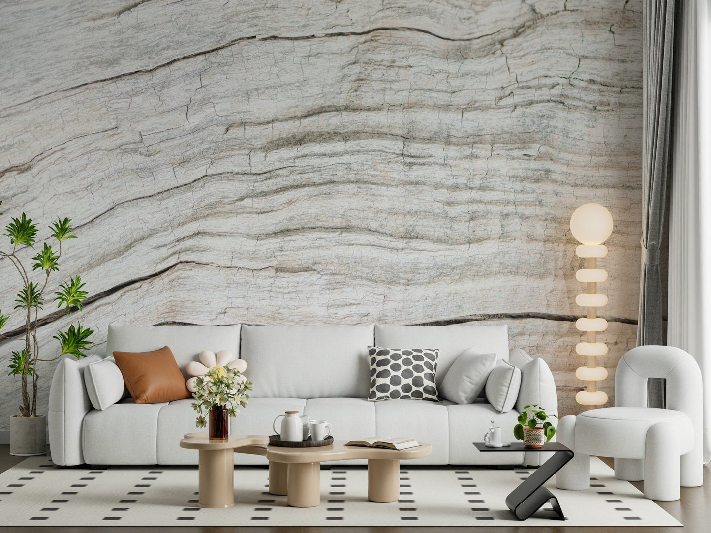Driftwood Texture Wall Mural -2306171