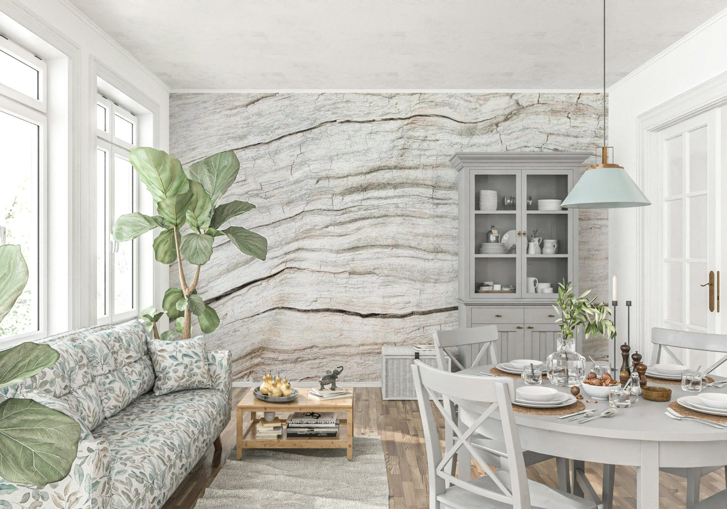 Driftwood Texture Wall Mural -2306171