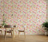 Natural dried flora wallpaper for modern interiors


