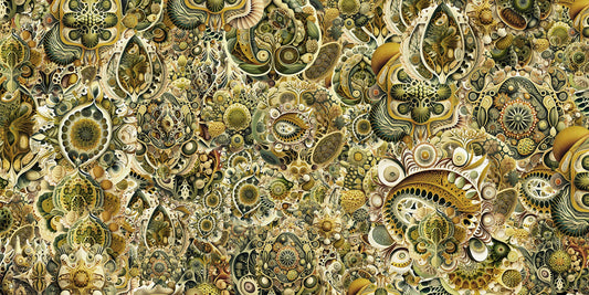 Grön färg abstrakt haeckel tapet väggmålningar