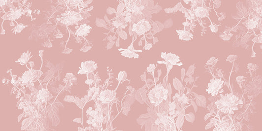 Rosa blommor tapet