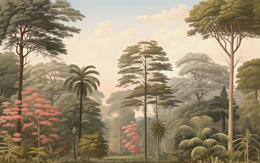 Egzotyczny arboretum tapety Mural