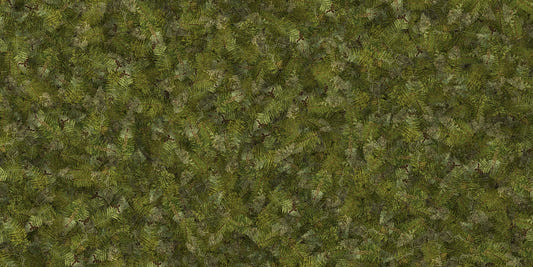 Grøn broderi bregner bracken tapetmalerier