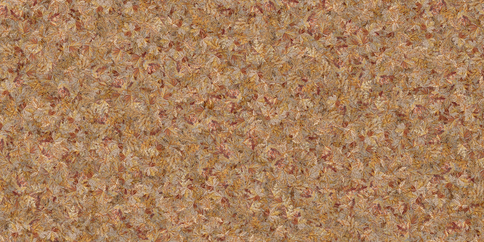 Taupe Brown Herbst Blatt Wallpaper Wandbild