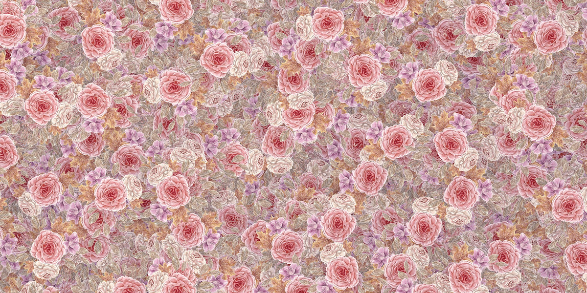 Roses roses aquarelle floral peint peintures murales