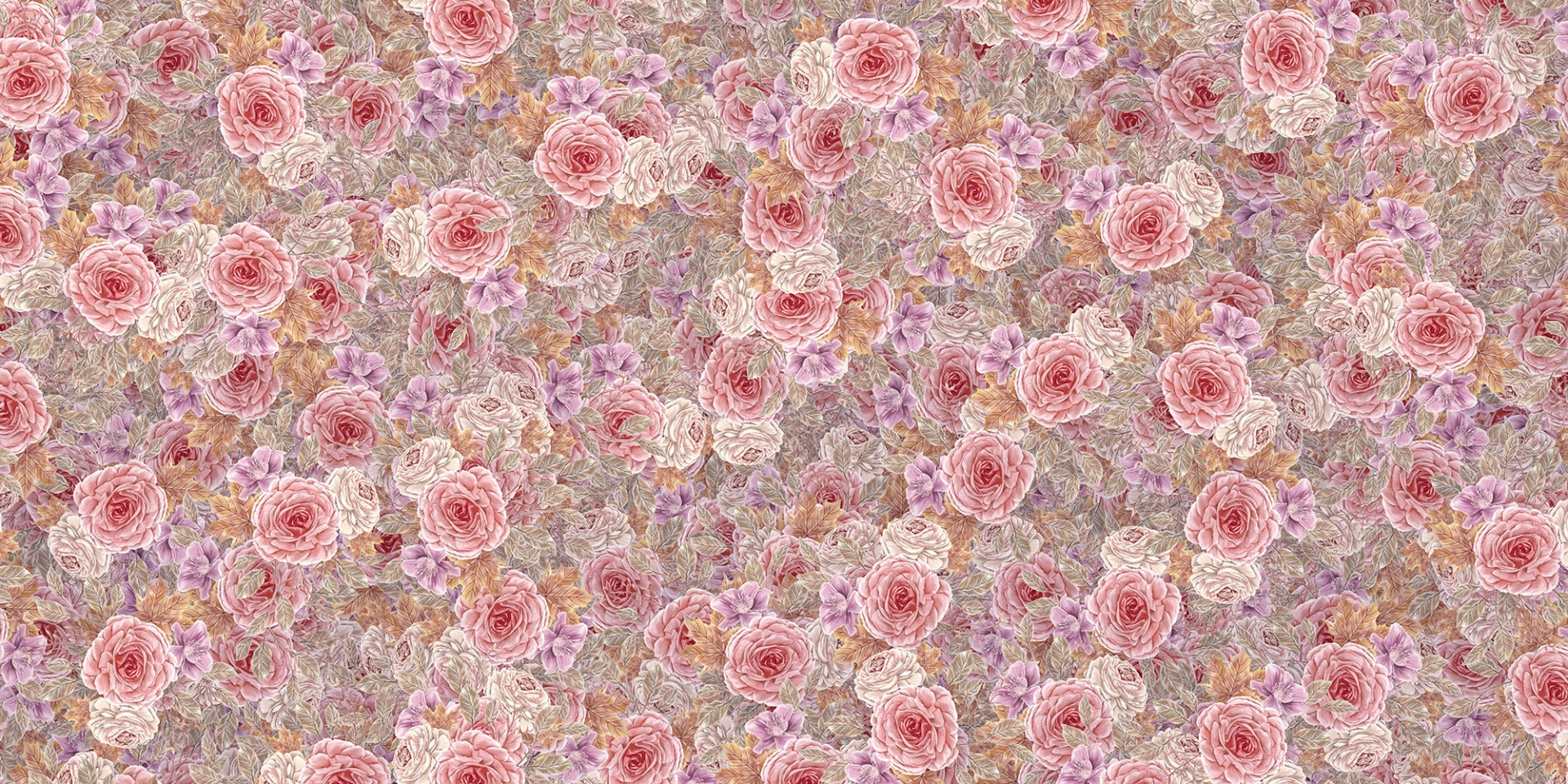 Roses roses aquarelle floral peint peintures murales