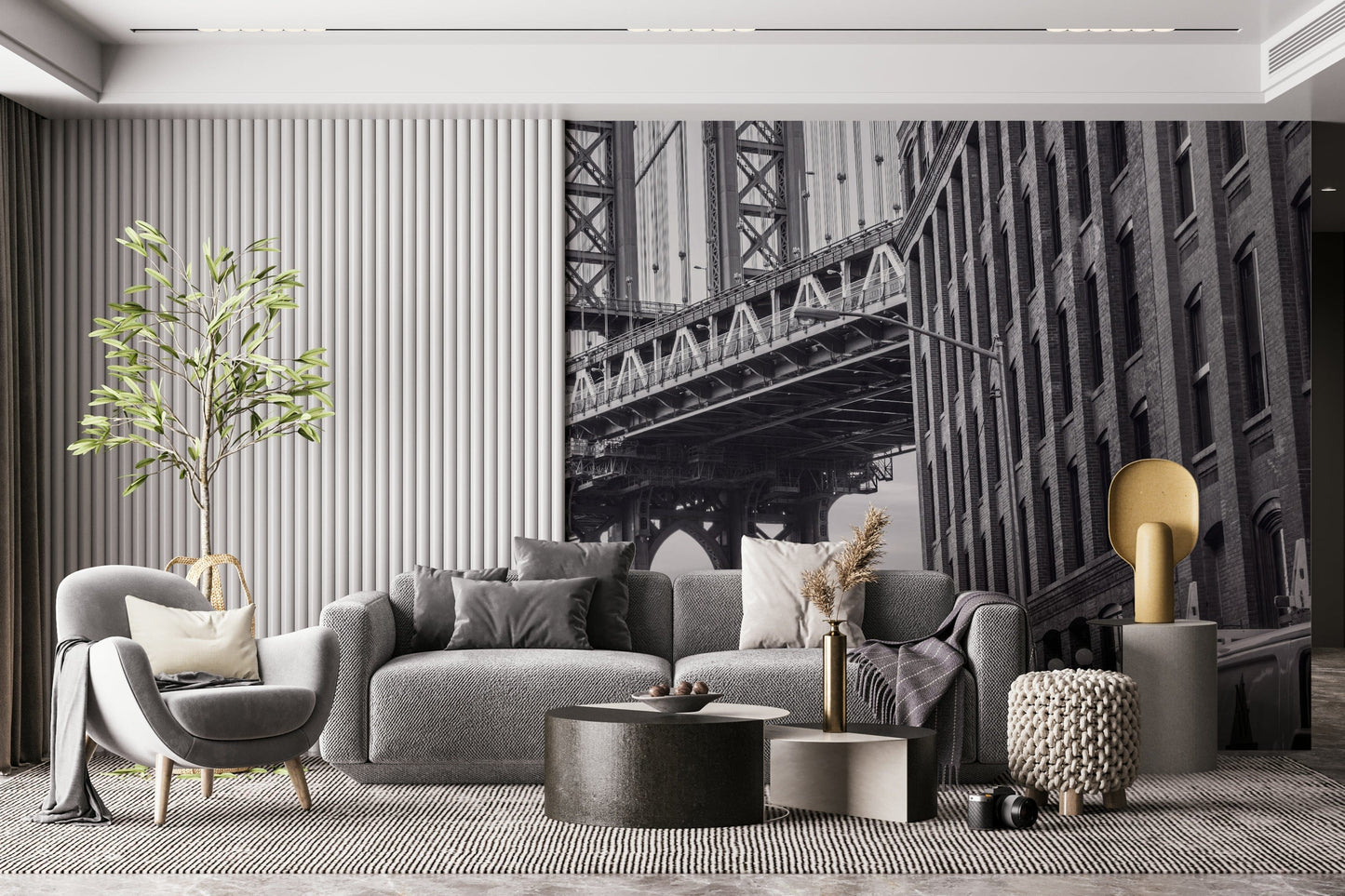 Manhattan Bridge from the Dumbo  Wall Mural