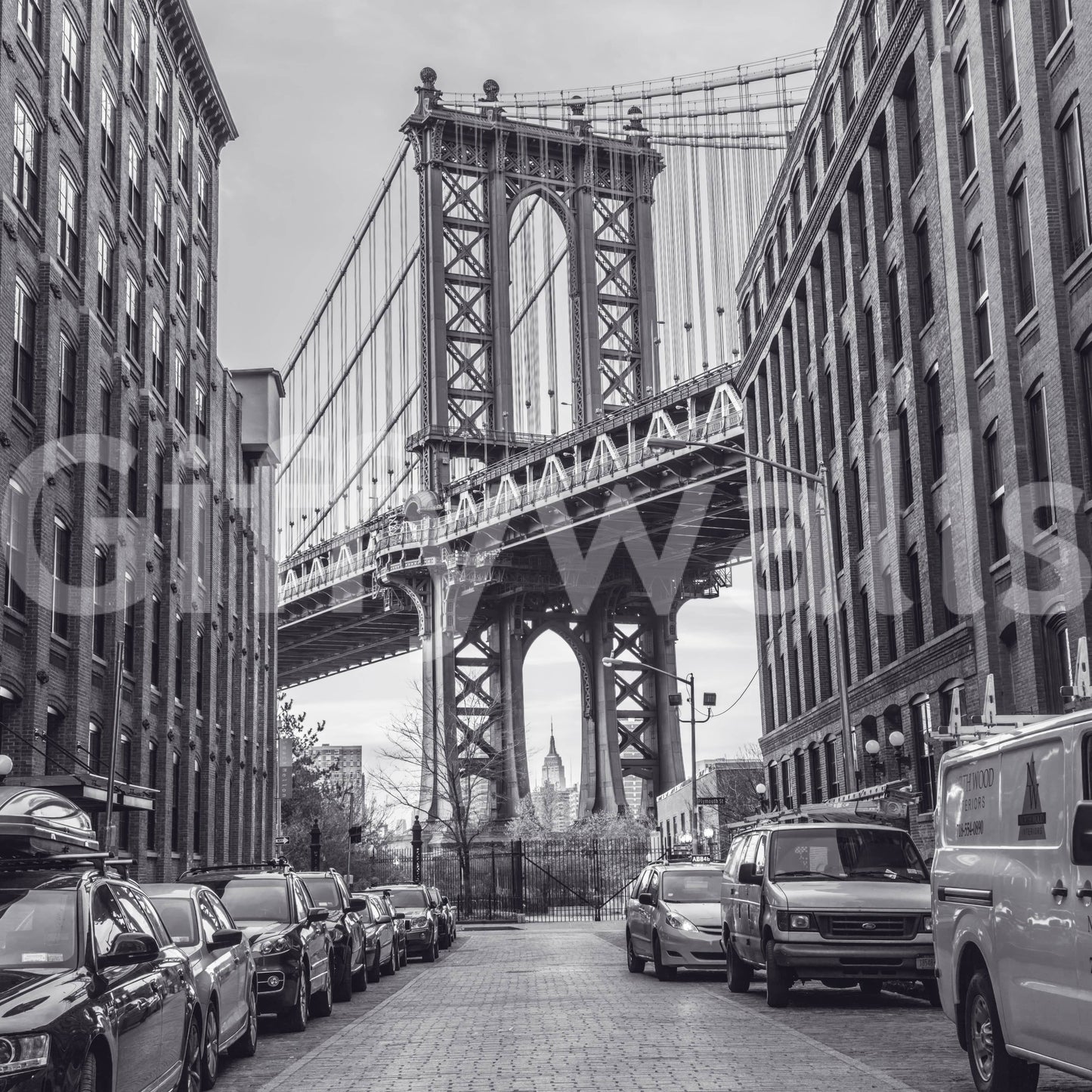 Manhattan Bridge from the Dumbo  Wall Mural