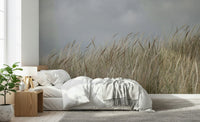 Nature inspired Woodland Dune Grass wall mural featuring wild prairie vegetation.